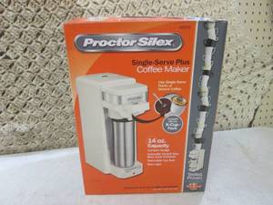 lot 283 image: (F-0) Proctor Silex Single-Serve Pl...