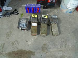 Qty of 4 dollar bill acceptors. As shown.