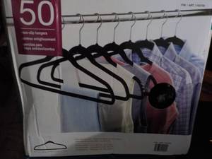 Case of 50 Non Slip Hangers...