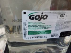 2 - 2 Liter Jugs GOJO Hand Cleaner...