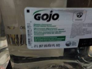 2 - 2 Liter Jugs GOJO Hand Cleaner...