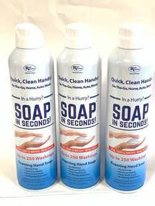 Lot of 3 Soap in Seconds $14.95 retail each