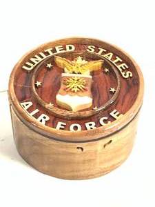 United States Air Force Locking Wood Box 4 � Inches