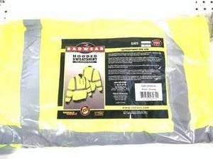 New Hi-Viz Hooded Sweatshirt Size XL