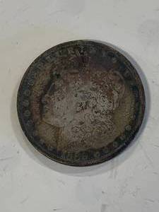 1889 Morgan Silver Dollar.