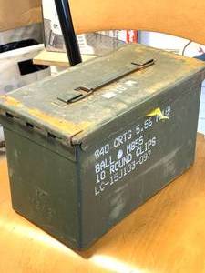 Genuine military .50 cal Ammo Box  Can