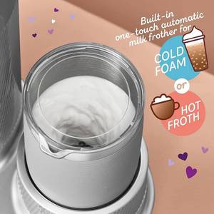 Mr. Coffee 4-in-1 Single-Serve Latte Lux, Iced and Hot Coffee Maker with Milk Frother