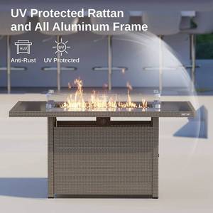 East Oak 52 Propane Fire Pit Table