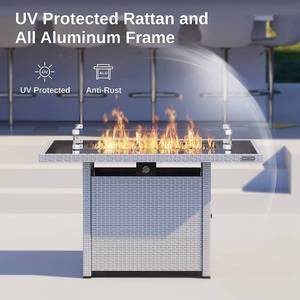 East Oak 44 Propane Fire Pit Table