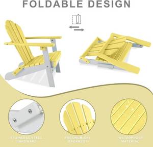 ABCPatio Small Adirondack Chair