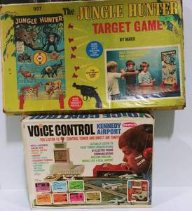 Vintage Jungle Hunter Target Game and Voice Control Kennedy Airport