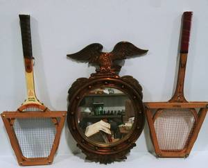 Bancroft & Wilson Tennis Rackets, Gold Eagle Mirror