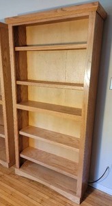 Blonde Wood Bookshelf A