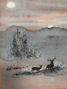 Majestic Fine Art Watercolor Print by J.L. Peyton - Northwoods