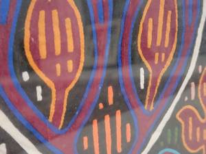 Vibrant Indigenous Panamanian Fine Art Mola Textile