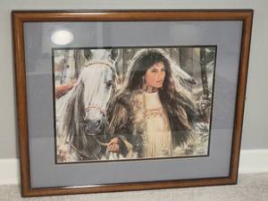 Tenacious Fine Art Pastel Print by Maija - Moon Shadow