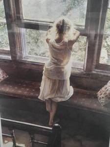 Heartfelt Signed Fine Art Watercolor Lithograph by Steve Hanks - Sunday Afternoon