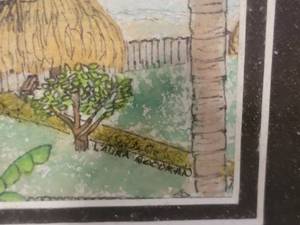 Sunny Fine Art Lithograph Print by Laura Goodman - Playa Potrero