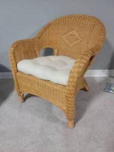 Classic Wicker Armchair