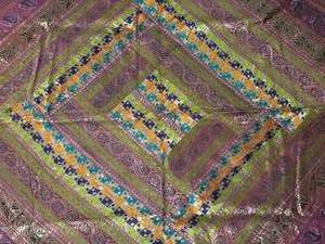 Ornate Emirian Hand-Crafted Bedspread - Queen