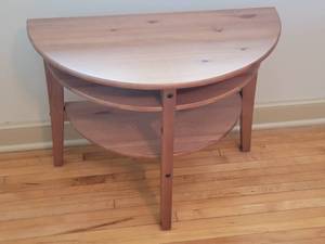Half-Round Butler Side Table