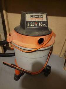 Rigid 16g 5.25 HP Wet Dry Vac