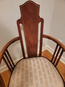French Art Nouveau Corner Chair
