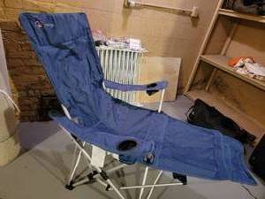 Camp Chair with Built in Foot Rest