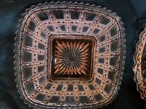 lot 24 image: Pink Depression Glass Lot