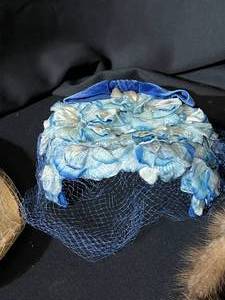 lot 49 image: Lot of 9 Vintage Hats & Hat Pin