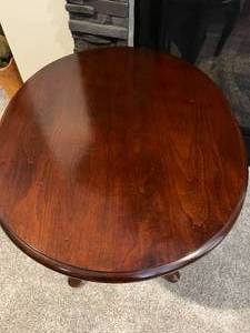 lot 59 image: Wood End Table