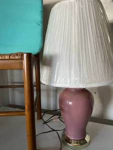 lot 116 image: Chair, Lamp & Chair Pad