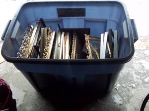 Tote Full of frames.
