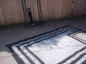 Table Frame and Rugs