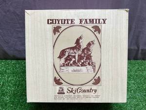 Ski Country Coyote Family Decanter