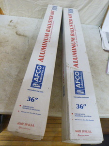 2 AFCO  Aluminum Baluster Kits
