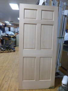 Oak 6 Panel Slab Door