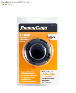 PowerCare Bump Universal Trimmer Head &  3-in-1 21 in. Universal Mower Blade. See Pictures