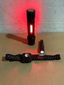Various Sizes of Coast Flashlights & Flashlight Headband. See Pictures
