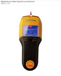 Zircon MultiScanner HD900 1 Step Multi-Function Wall Scanner. See Pictures