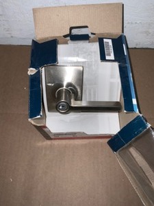 Schlage Latitude Satin Nickel Keyed Entry Door Handle with Century Trim. See Pictures