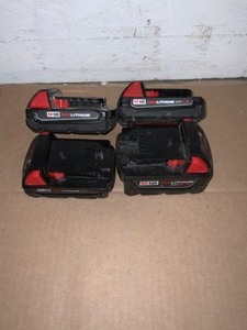 Milwaukee 1.5 Ah & 3.0 Ah Batteries for PARTS & REPAIR. See Pictures