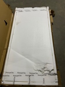 Elevens Bowen 71 in. x 31.5 in. Modern Rectangle Metal Framed Gold Full Length Mirror Leaning Floor Mirror. See Pictures