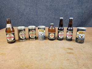 lot 1176 image: Vintage Schells Deer Brand Beer Bottle  Can Collection - New Ulm, MN - NO SHIPPING