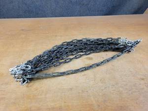 lot 1191 image: (10) New Chain Lengths w Shackles on Each End - 24 Long Each - 316 Chain links