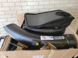 lot 1356 image: 3RYOBI 30 Bagger for RYOBI 48V 30 Riding Mowers - Model ACRM008 - Complete - NO SHIPPING