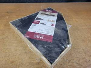 lot 1361 image: New 18 Decorative Corner Floating Shelf - Espresso Finish