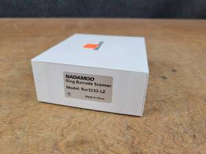lot 1368 image: New in Box NADAMOO Ring Barcode Scanner - Model Bur3132-LZ