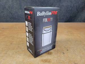 lot 1372 image: New in Box BaBylissPRO Cordless Metal Single Foil Shaver - Model FXFS1
