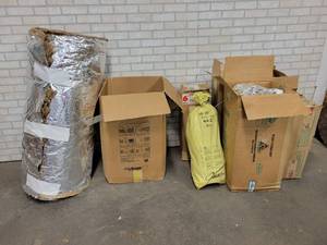 lot 1394 image: Huge Lot of Insulated Flexible Duct, Insulation and More - NO SHIPPING